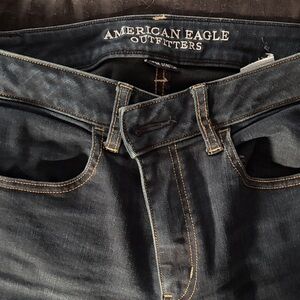 Size 12 long begging American Eagle Outfitters Dark Blue Women's Jeggings